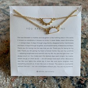 Brand New with Tags Bryan Anthony’s Sunshine Pair Necklaces Gold